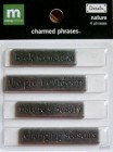 Pewter Metal Making Memories Nature Charmed Phrases