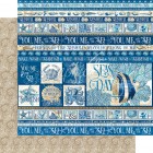 Graphic 45 Ocean Blue Corfu Paper