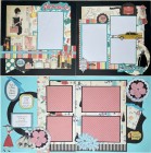 Shopaholic Two Layout Scrapbook Page Kit Set