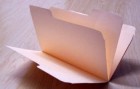 Cream Paper Junkitz Stitched Mini File Folder Album