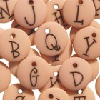 Junkitz Alphabet Buttons Peach