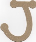 Brown Chipboard The Chipboard Store Letter J
