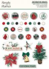 Simple Stories Simple Vintage 'Tis The Season Decorative Brads