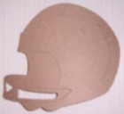 Brown Chipboard The Chipboard Store Football Helmet