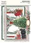  Chipboard Simple Stories Simple Vintage 'Tis The Season Chipboard Frames