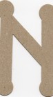 Brown Chipboard The Chipboard Store Letter N