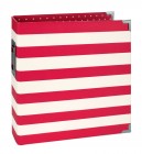 Simple Stories Red Stripes 6x8 SN@P! Binder