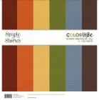 Simple Stories Color Vibe Fall Textured Cardstock Kit
