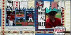 Various Paper Athlete Scrapbook Page Kit