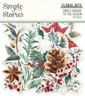  Paper Simple Stories Simple Vintage 'Tis The Season Floral Bits