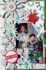 Various Paper Scraptique Christmas Snowflake Accordion Album