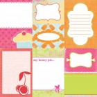 Various Paper Pink Paislee Sweet Cakes Paislee  Postcards
