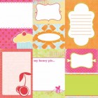 Pink Paislee Sweet Cakes Paislee  Postcards