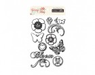 Clear Rubber Stamps Teresa Collins Spring Fling Stamps