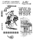 Clear Rubber Stamps Tim Holtz Wild West Stamp Set