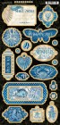 Graphic 45 Ocean Blue Chipboard