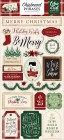 Various Chipboard EP A Cozy Christmas Chipboard Phrases