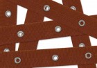 Terra Cotta Ribbon Junkitz Fall Trimz Eyelet Tape