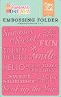 EP Embossing Folder "Summer Is Sweet"