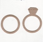 Brown Chipboard The Chipboard Store Wedding Rings