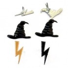 Various Brads Wizard Hat & Lightning Bolt Brads