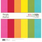 Simple Stories Color Vibe Brights Textured Cardstock Kit