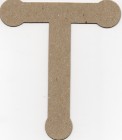 Brown Chipboard The Chipboard Store Letter T
