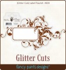 Fancy Pants Designs Glitter Cuts Label Flourish