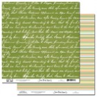 Various Paper Scenic Route Dark Green Script