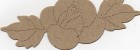 Brown Chipboard The Chipboard Store Rose & Leaves