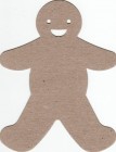 Brown Chipboard The Chipboard Store Gingerbread Man