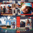 Adrift Two Layout Scrapbook Page Kit Set