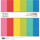  Paper Simple Stories Color Vibe Summer Textured Cardstock Kit