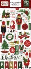 Various Chipboard EP Here Comes Santa Claus Chipboard Accents