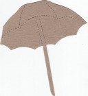 Brown Chipboard The Chipboard Store Umbrella