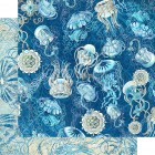 Graphic 45 Ocean Blue Figi Paper