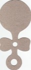 Brown Chipboard The Chipboard Store Baby Rattle