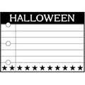 N/A Rubber Stamps Teresa Collins Halloween Notebook Stamp