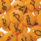 Junkitz Alphabet Buttons Mango