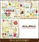 Fancy Pants Designs All Fall Chipboard Shapes