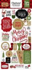  Chipboard EP Celebrate Christmas Chipboard Phrases